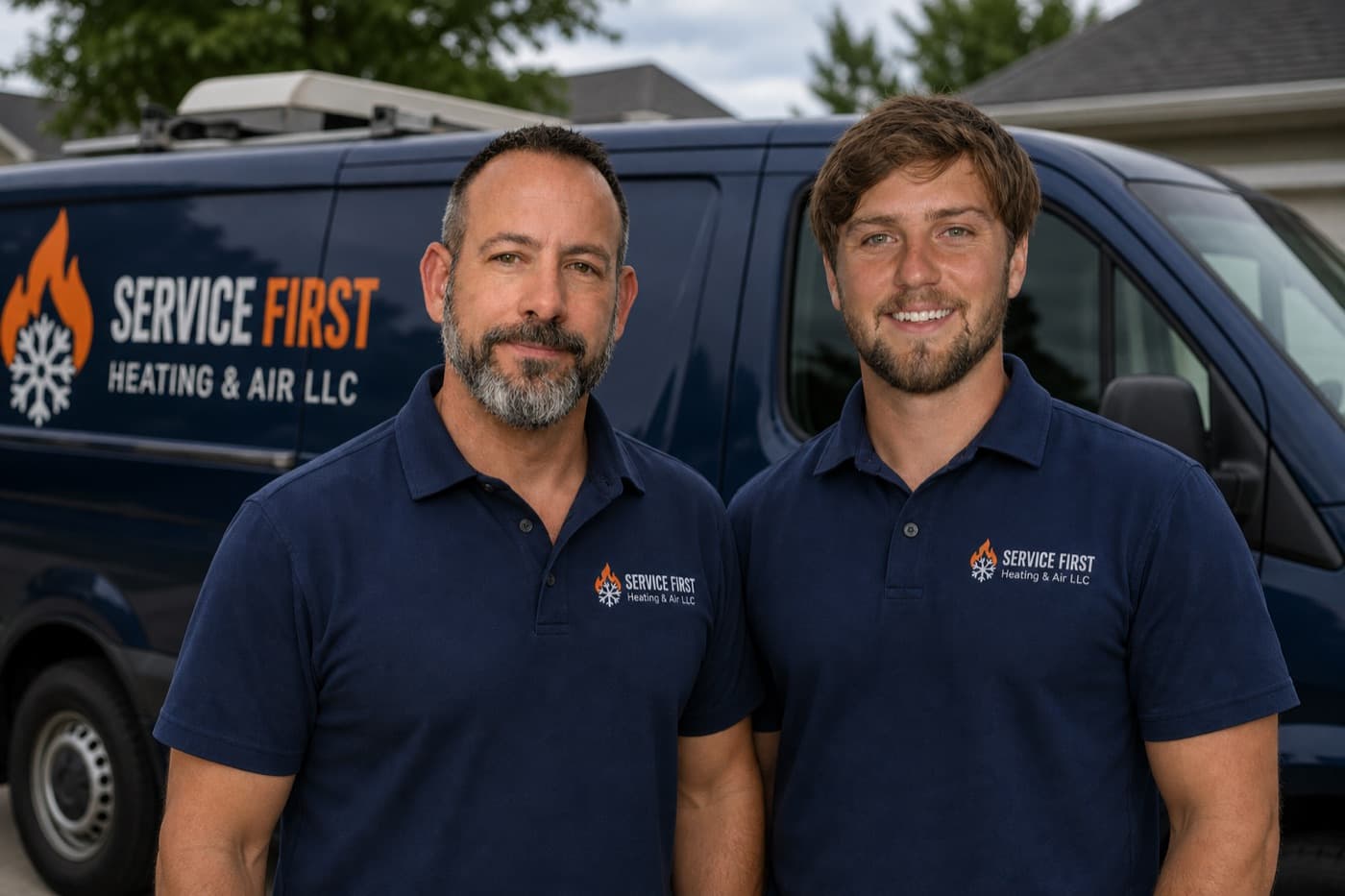 The Service First Heating & Air team